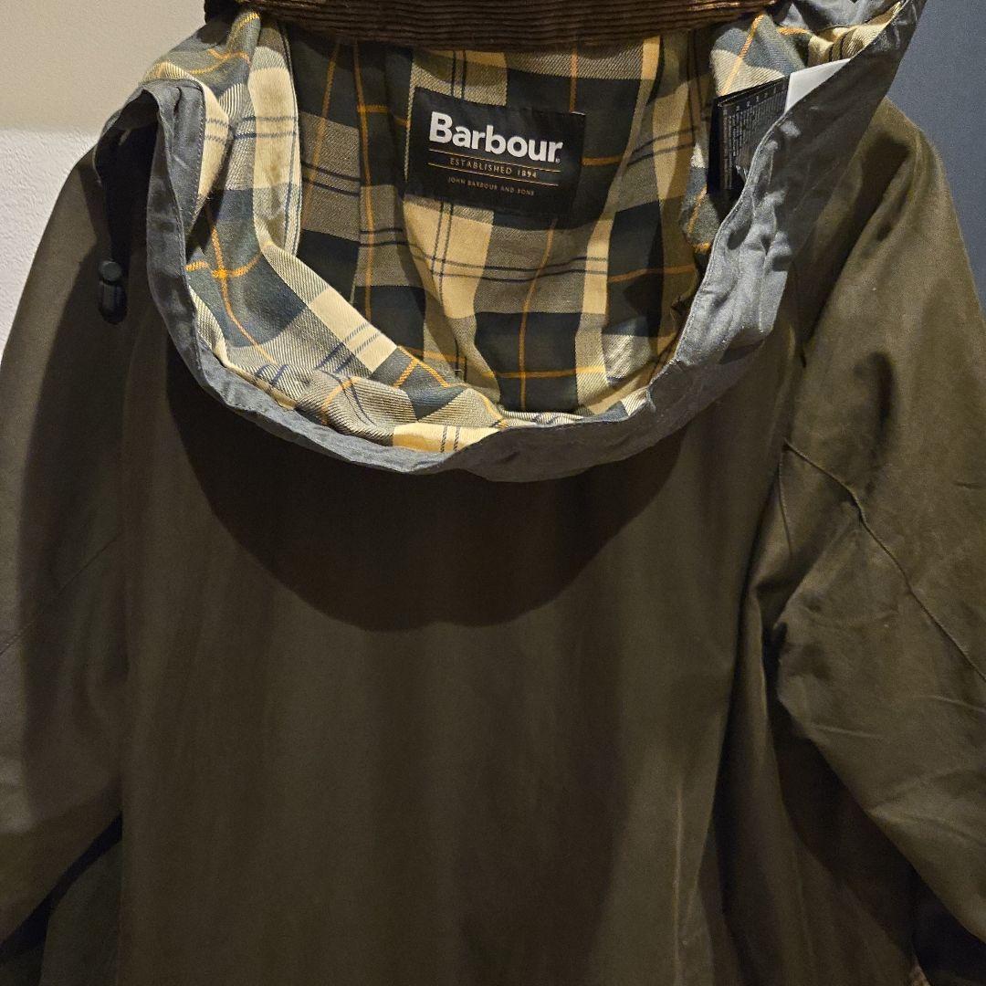 Barbour BIG BEDALE 別注フード付　44