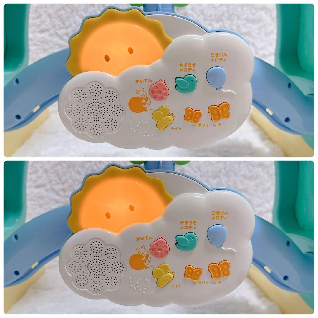 くまのプーさん プーメリー ベビージム ディズニー メロディライト 知育玩具 2