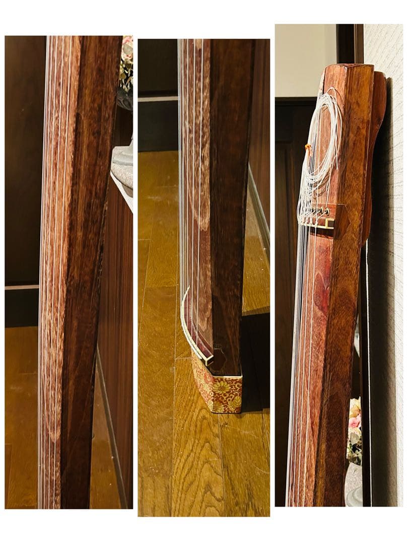 【良品】琴　和楽器　弦楽器 13弦 和琴 ②