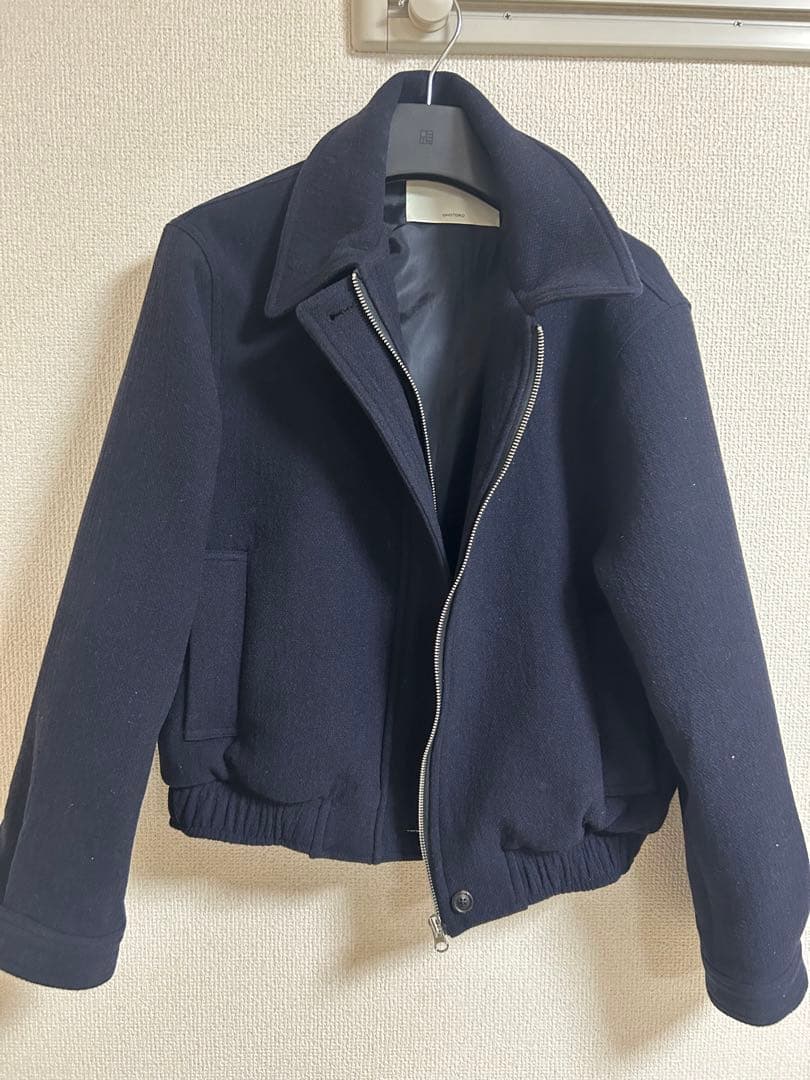OHOTORO Mannish Wool Blouson ネイビー