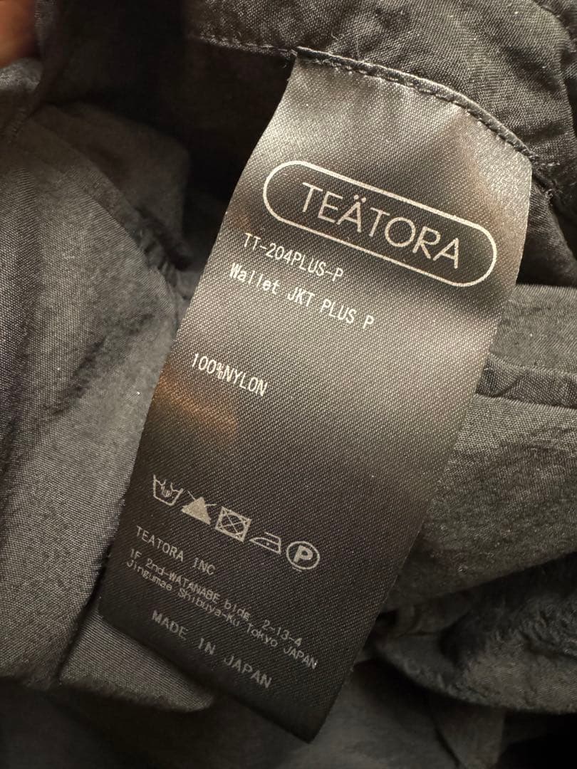TEATORA WALLET JACKET PLUS P黒2