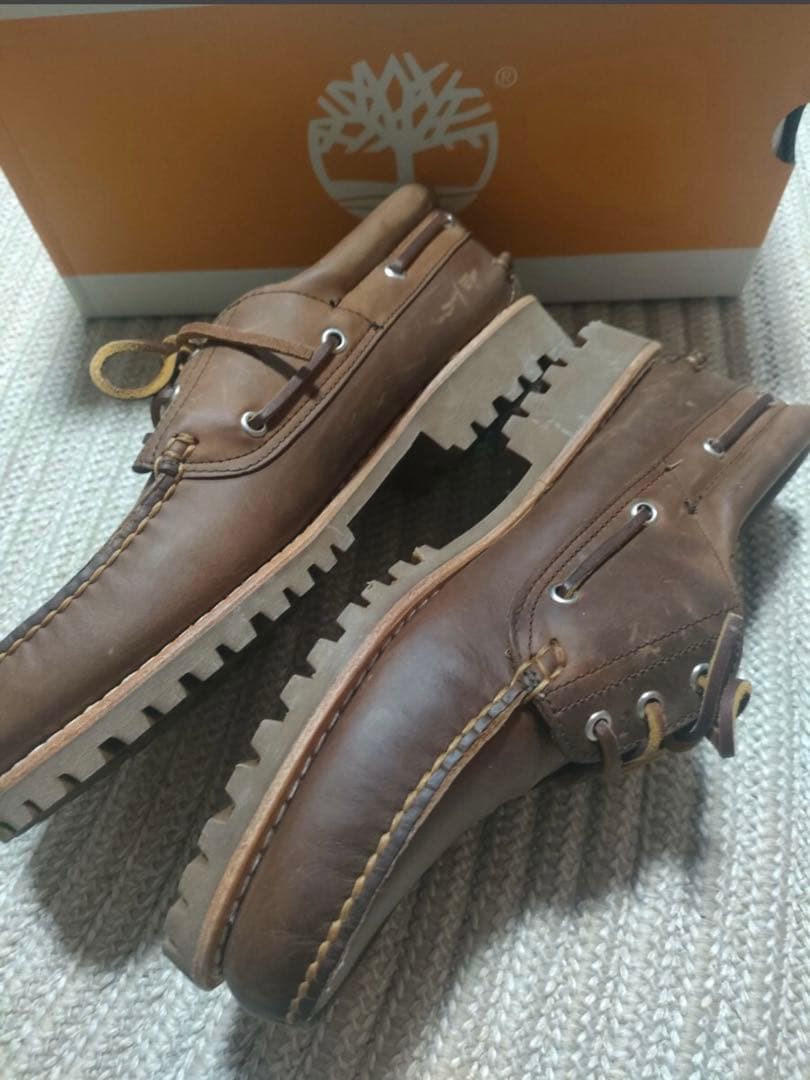 【美品】Timberland 3eye classic モカシン ブラウン 箱付