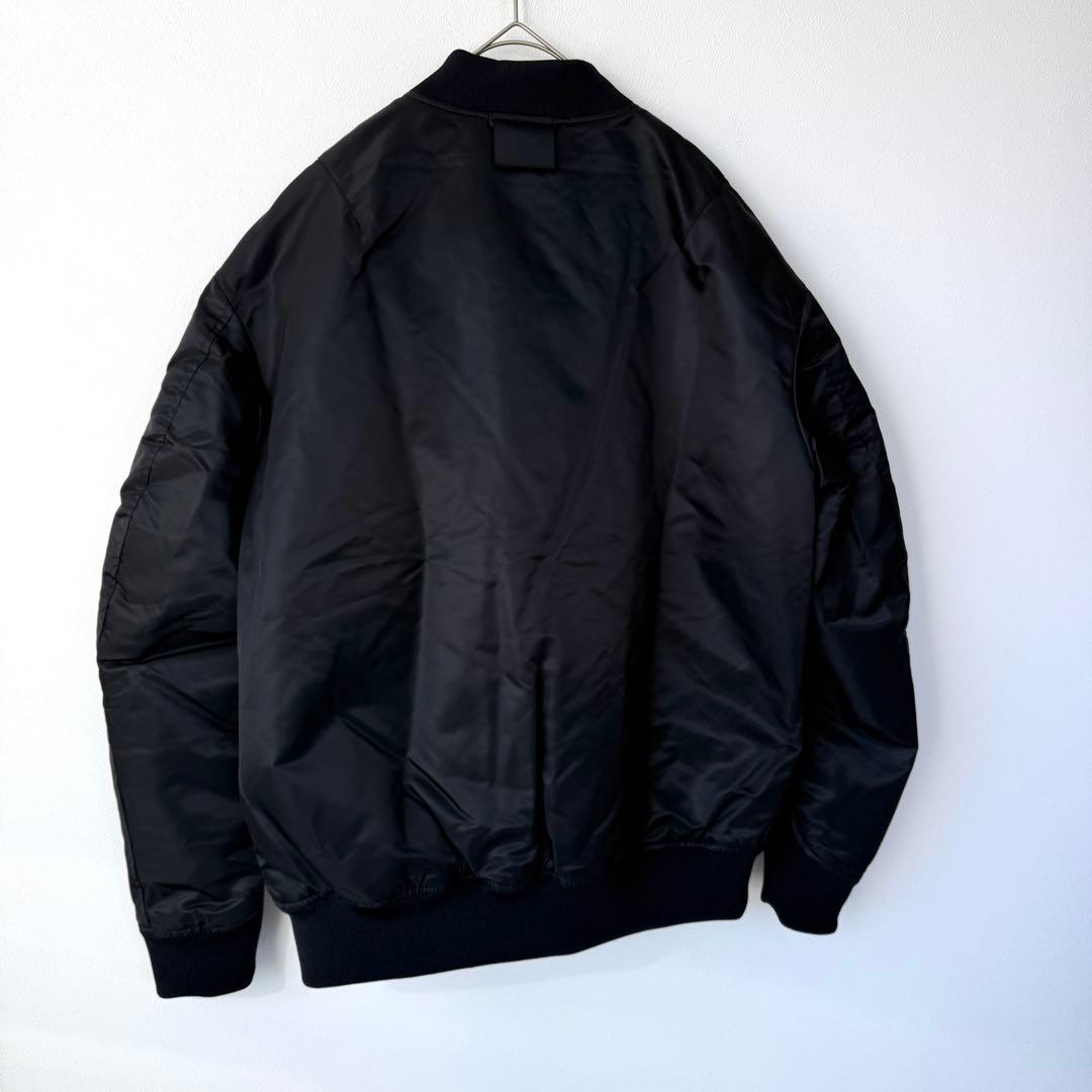 【新品✨】ユニクロ+J 復刻版ハイブリッドダウンオーバーサイズMA－1 XL 黒