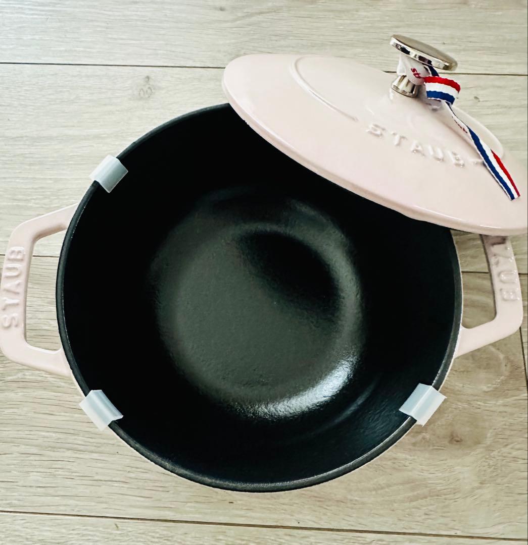 ストウブ　ラ.ココットde GOHAN M ソルベローズ　16cm 新品未使用