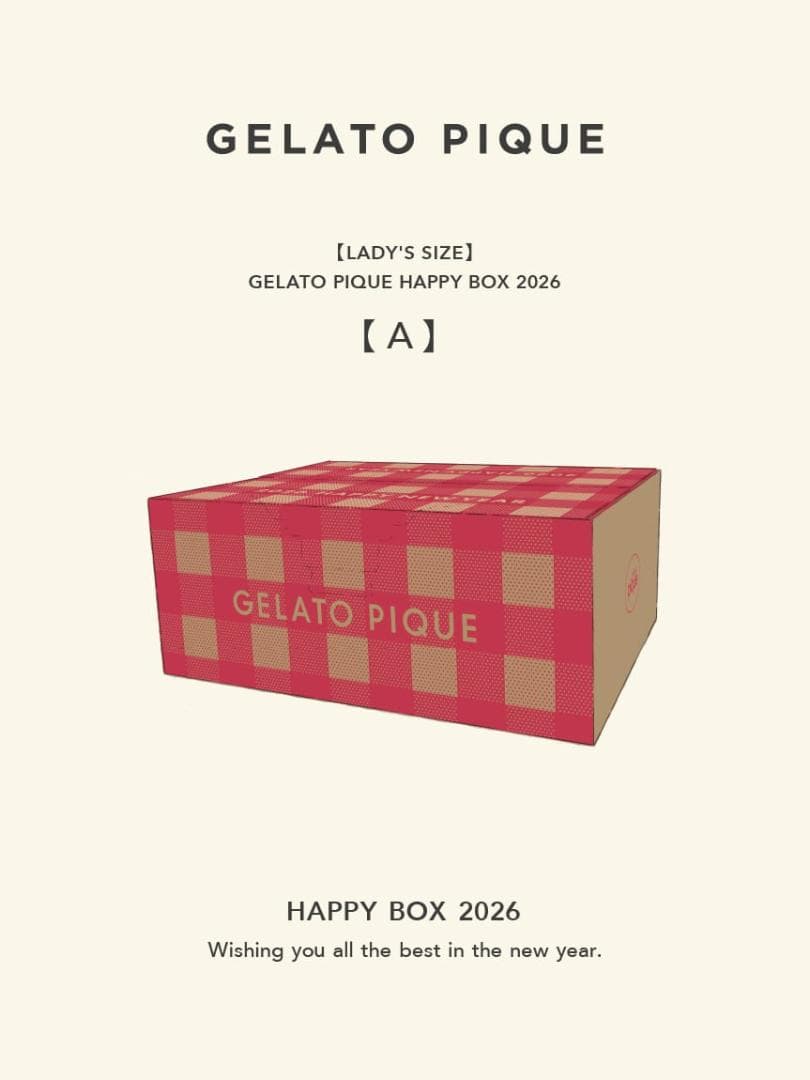 【福袋 A】ジェラートピケ ジェラピケ 2026年 HAPPY BOX 新品