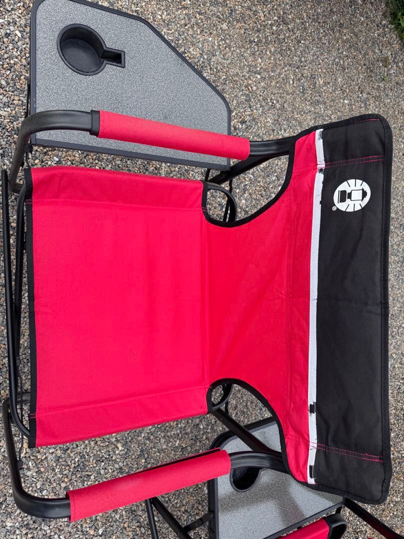 Coleman 折りたたみチェア 赤 2脚セット