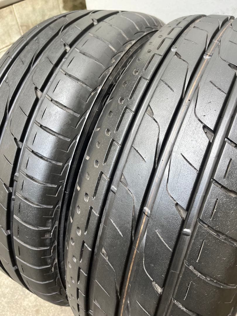 25年製　ブリヂストン　LUFT 225/55R18 2本　溝9.8分山