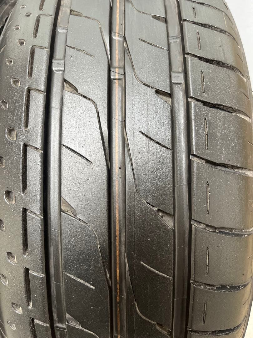 25年製　ブリヂストン　LUFT 225/55R18 2本　溝9.8分山