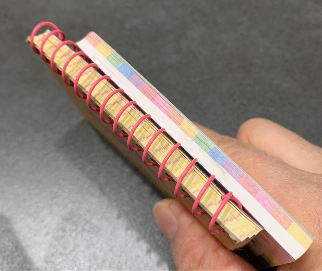 平成レトロ　ハムライス　リングメモ＋虹 メモ帳　　2冊セット