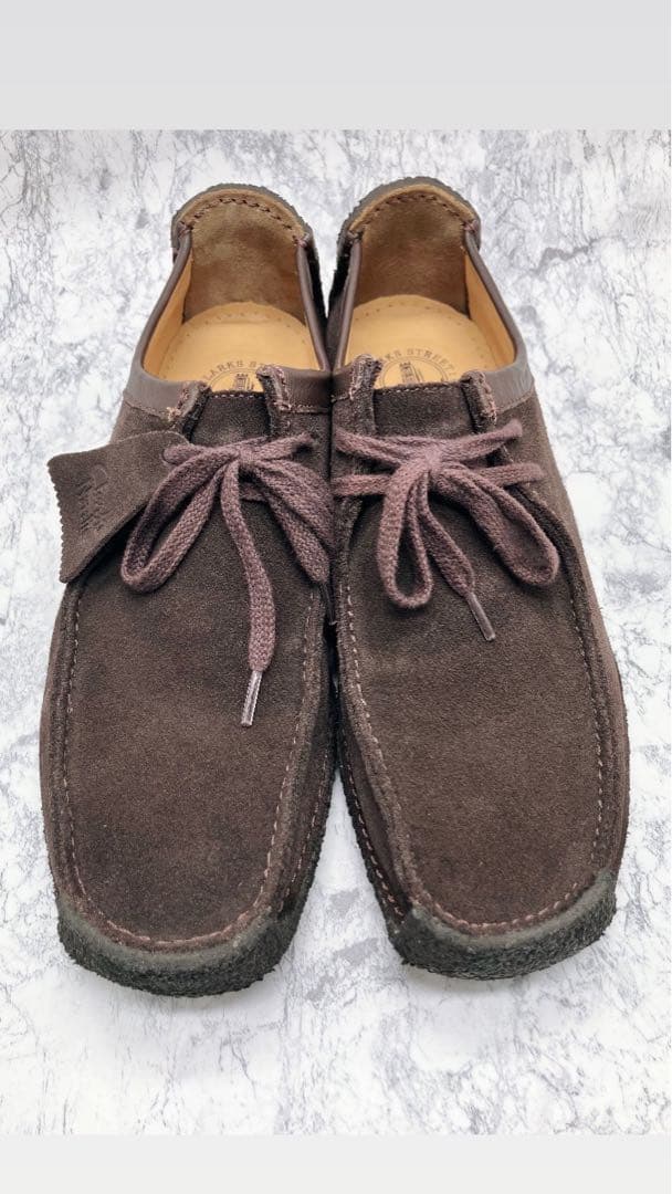 【美品】Clarks Originalsクラークス オリジナルスエード モカシン