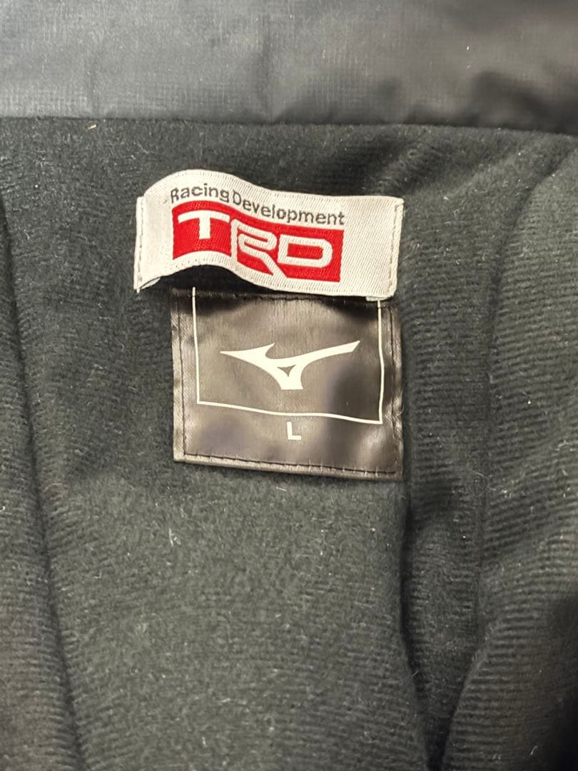 TRD MIZUNO ブラックナイロンジャケット