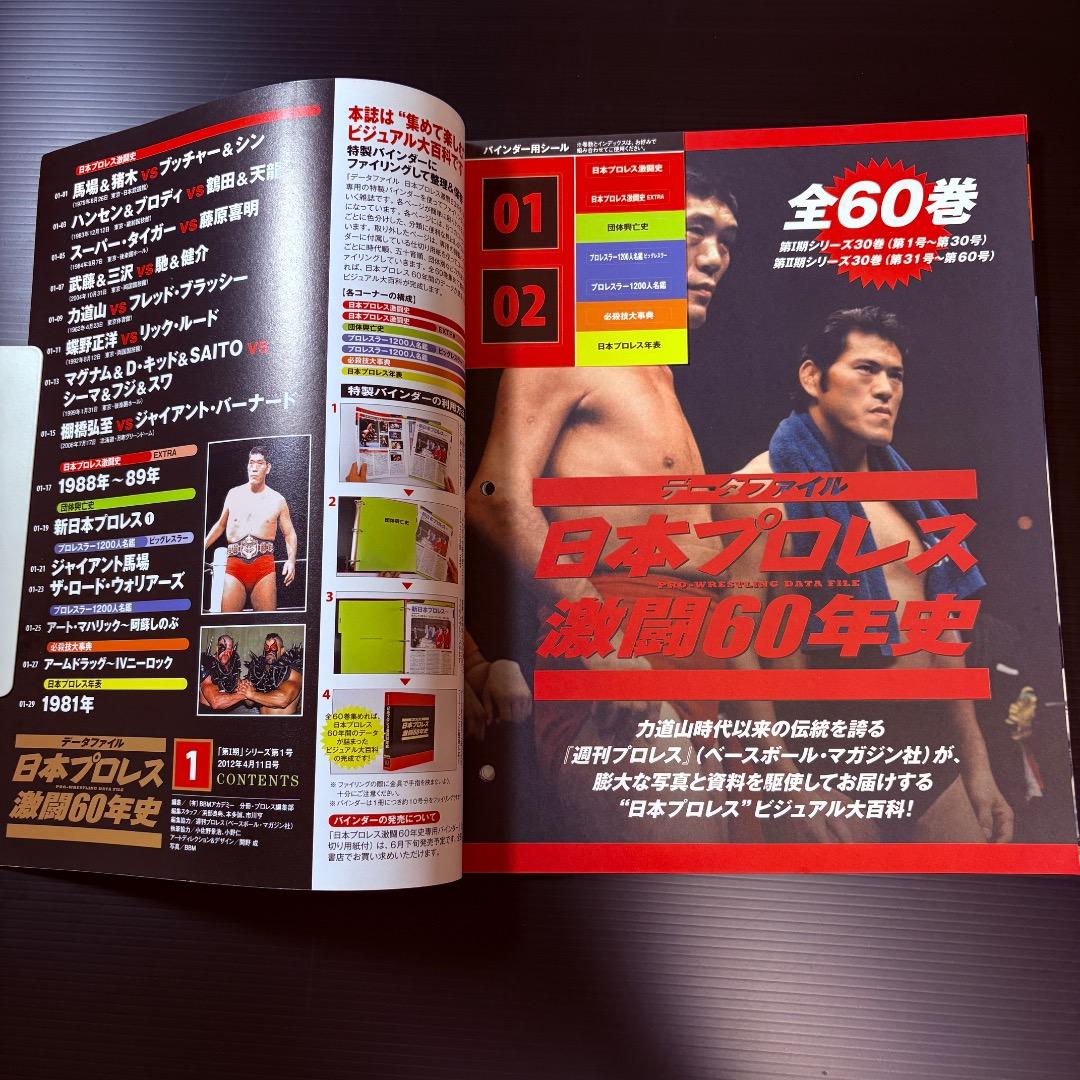 データファイル　日本プロレス　激闘60年史　２８冊　まとめ売り　週刊プロレス