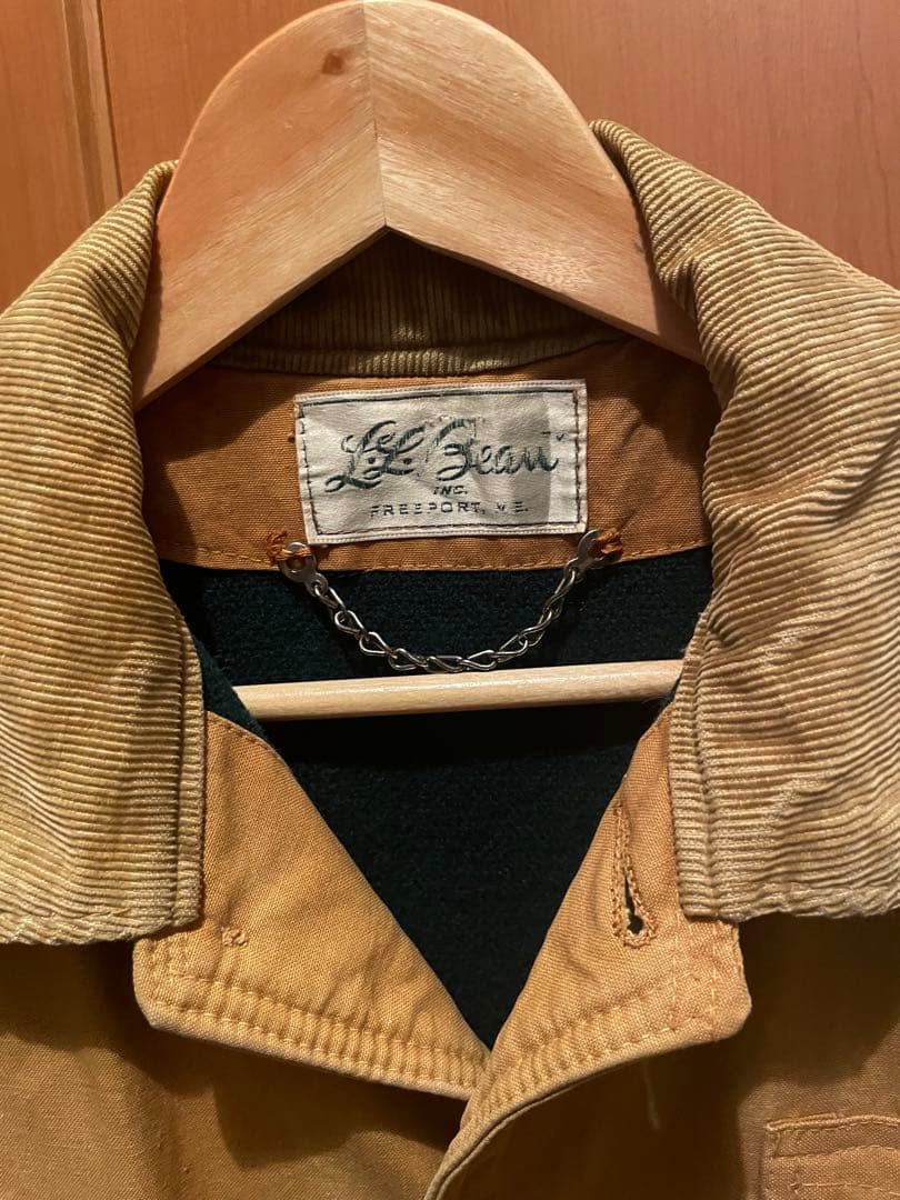 60s LLBeanワークジャケット 筆記体タグ