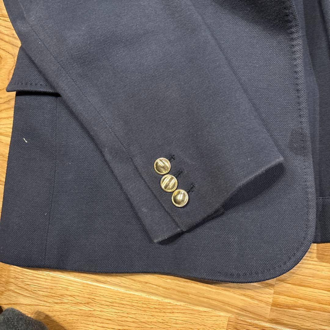 Max Mara WEEKEND 紺色シングル金ボタンブレザー大きめMサイズ