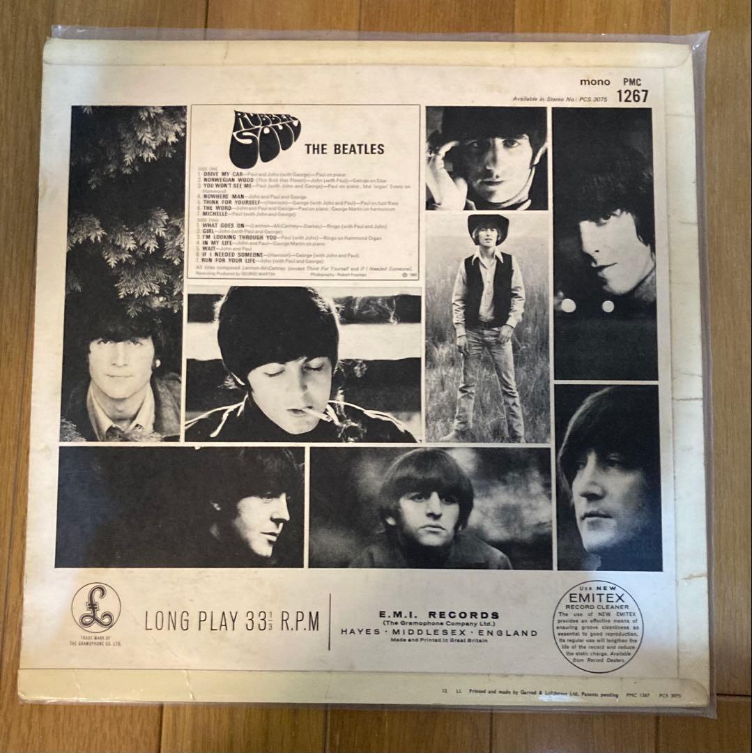 稀少UK初回Mono轟音ラバーソウルBeatlesビートルズレコード