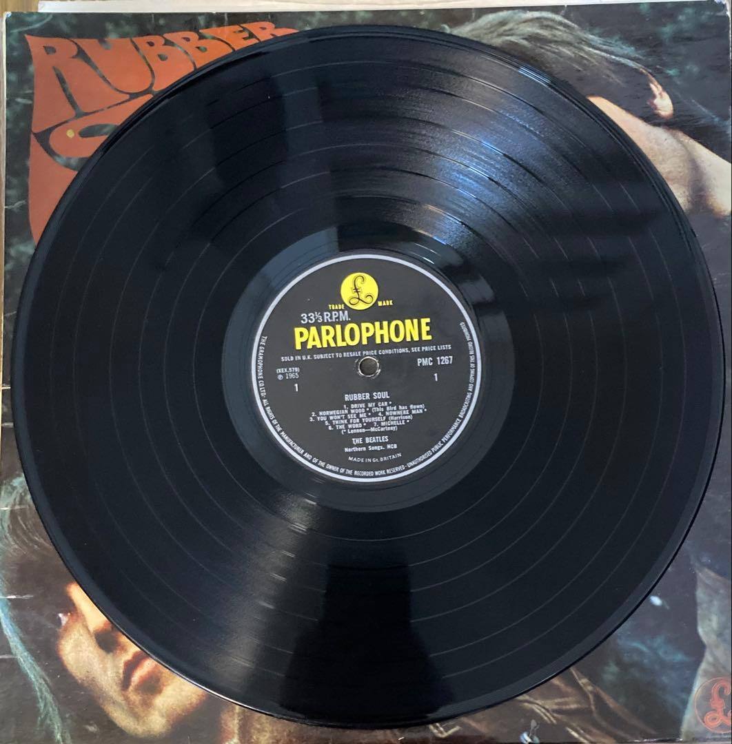 稀少UK初回Mono轟音ラバーソウルBeatlesビートルズレコード