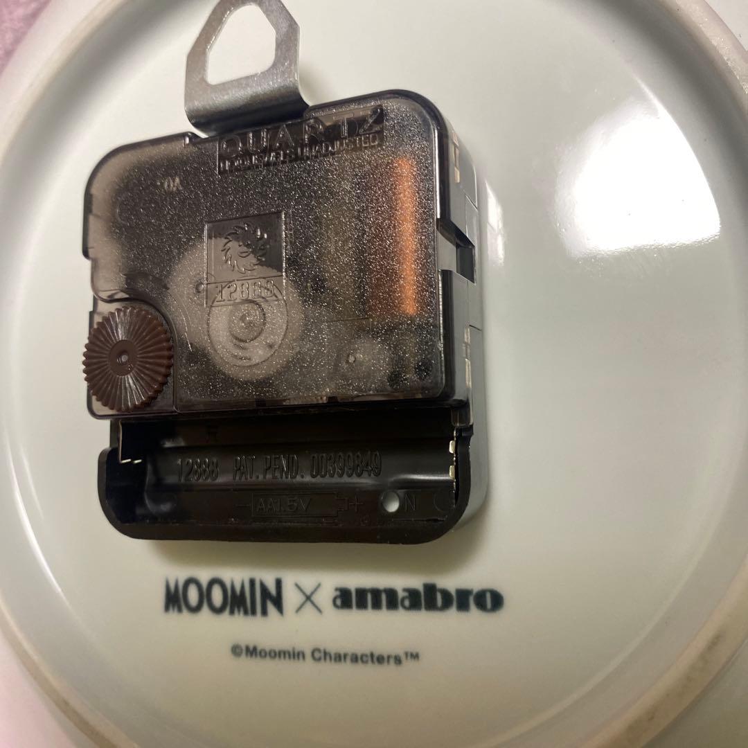 ムーミン 時計 amabro SOMETSUKE CLOCK　ムーミン　皿 時計