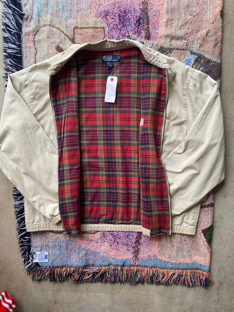 【定番】00's Ralph Lauren スウィングトップ チェック柄裏地