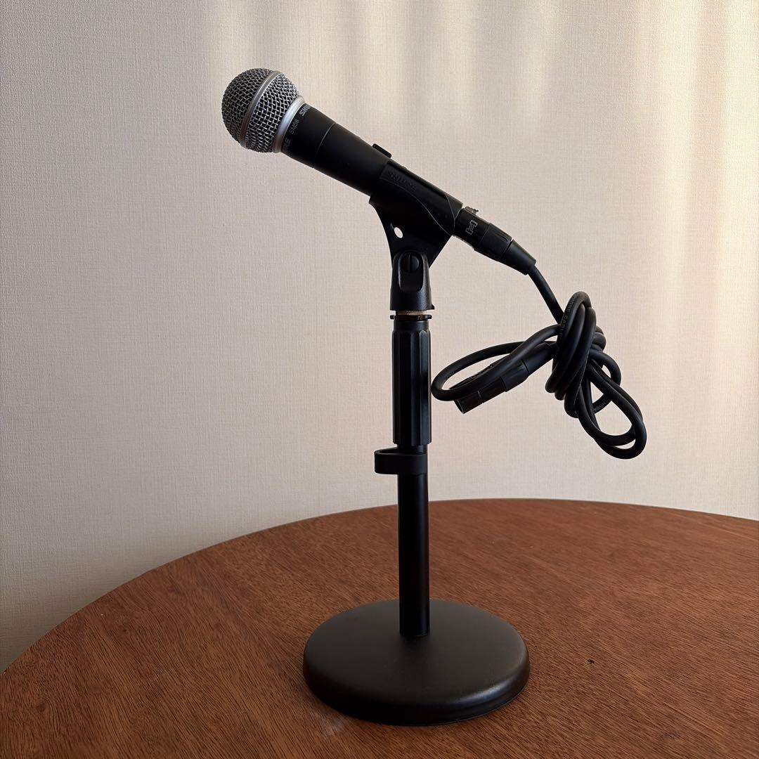 お*こ様 SHURE SM58 ダイナミックマイク スタンド付き