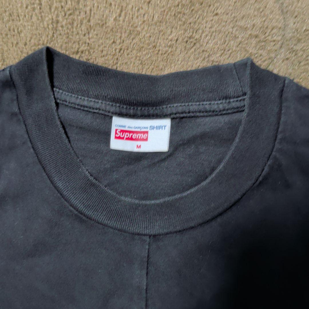 Supreme COMME des GARÇONS SHIRT Tシャツ M 黒