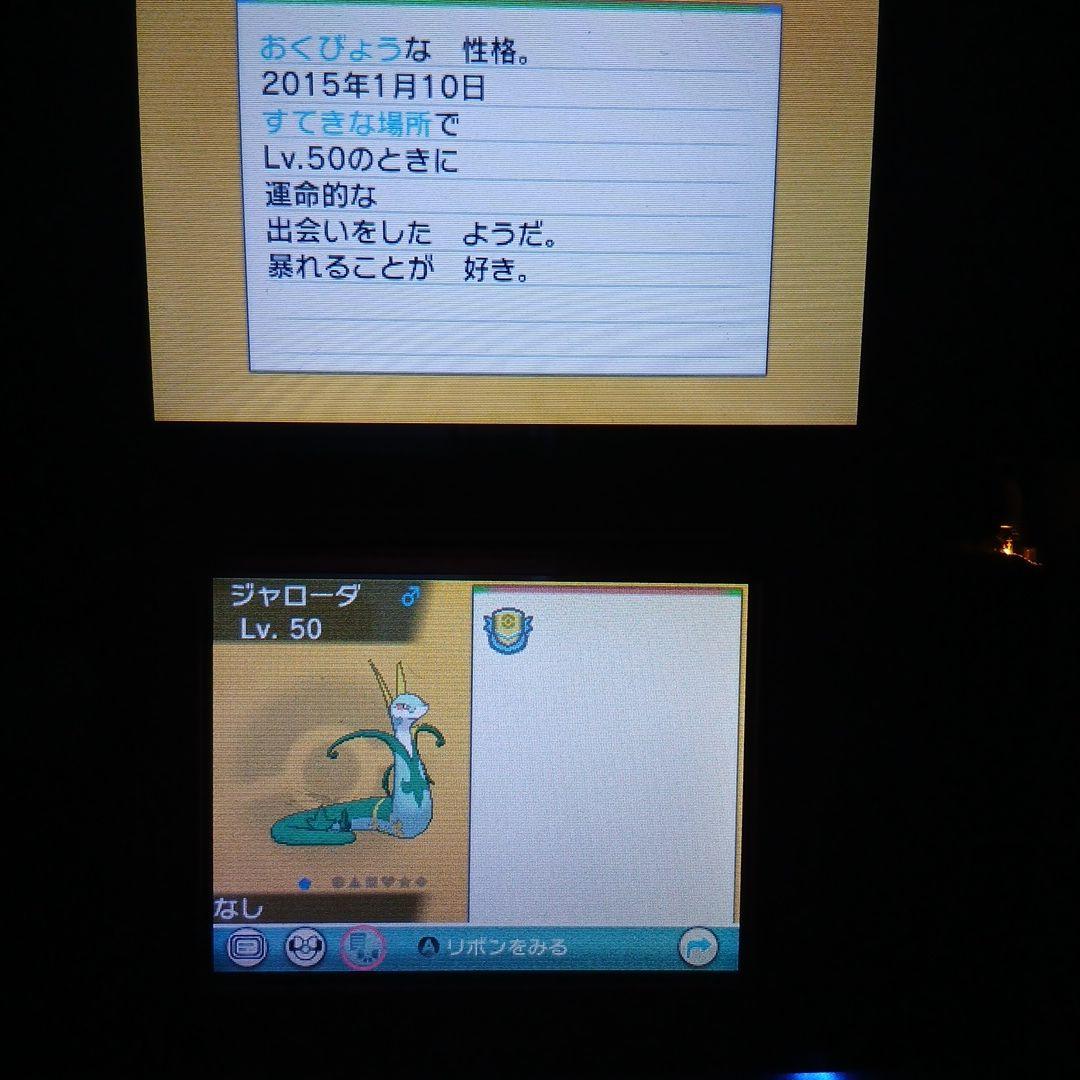 ポケットモンスター オメガルビー ニンテンドー3DS 配布ポケモン 未受取 配信