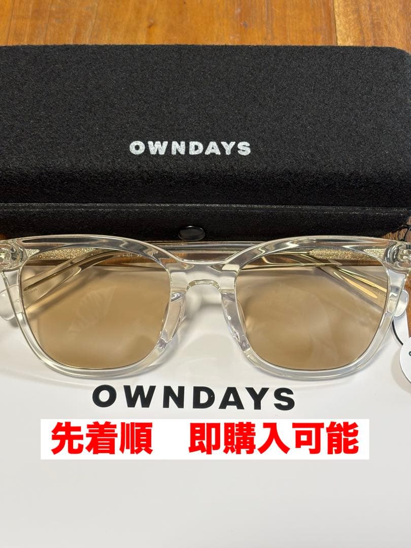 キムタク着用　同型同色OWNDAYSサングラス　新品未使用