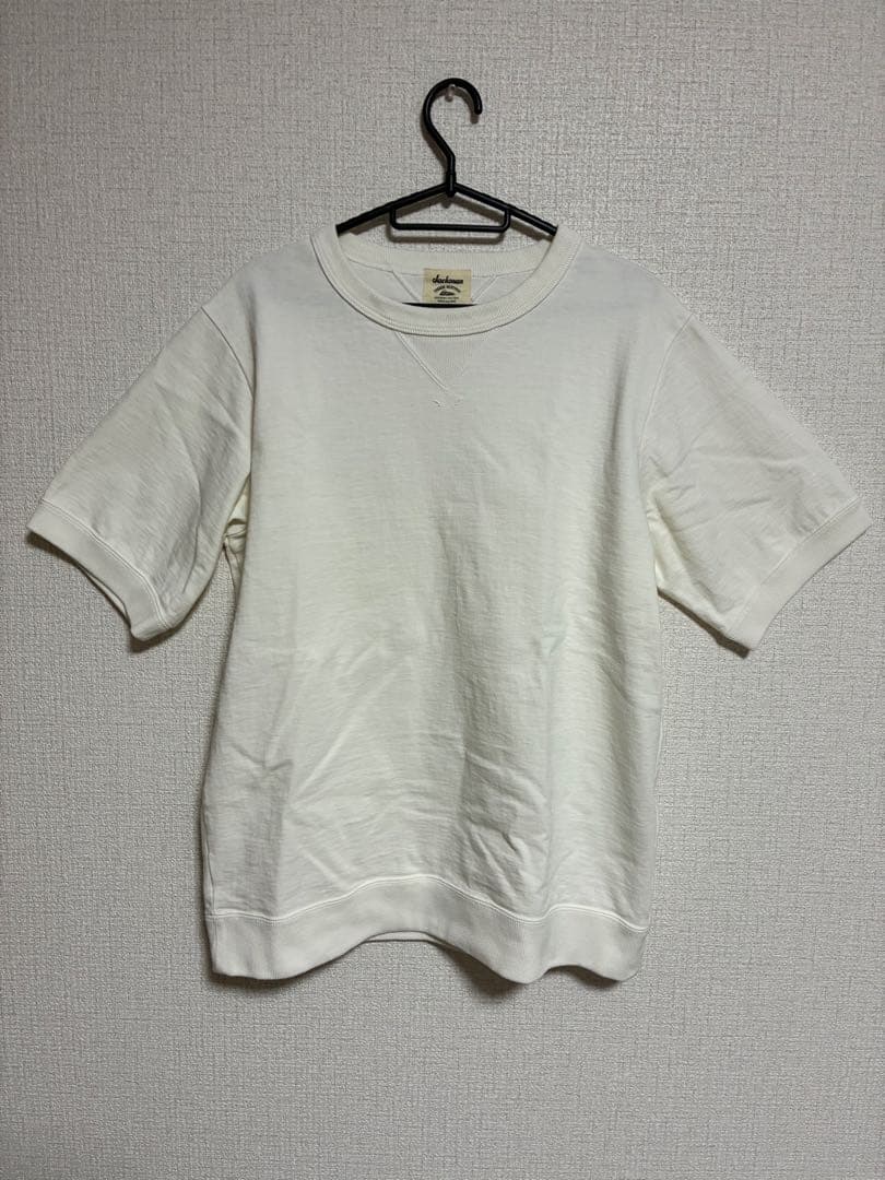 キムタク着JACKMAN Dotsume T-Shirt Off whiteM