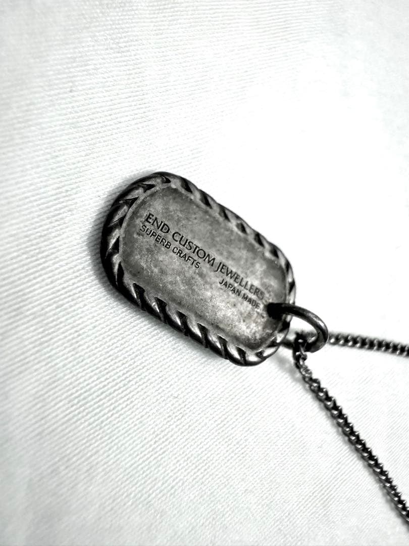 お*き様 END MINIATURE DOGTAG NECKLACE 定価¥17
