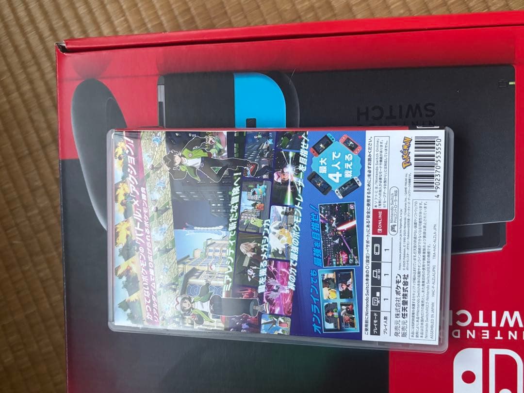 Nintendo Switch 本体とポケモンzaのソフト付き