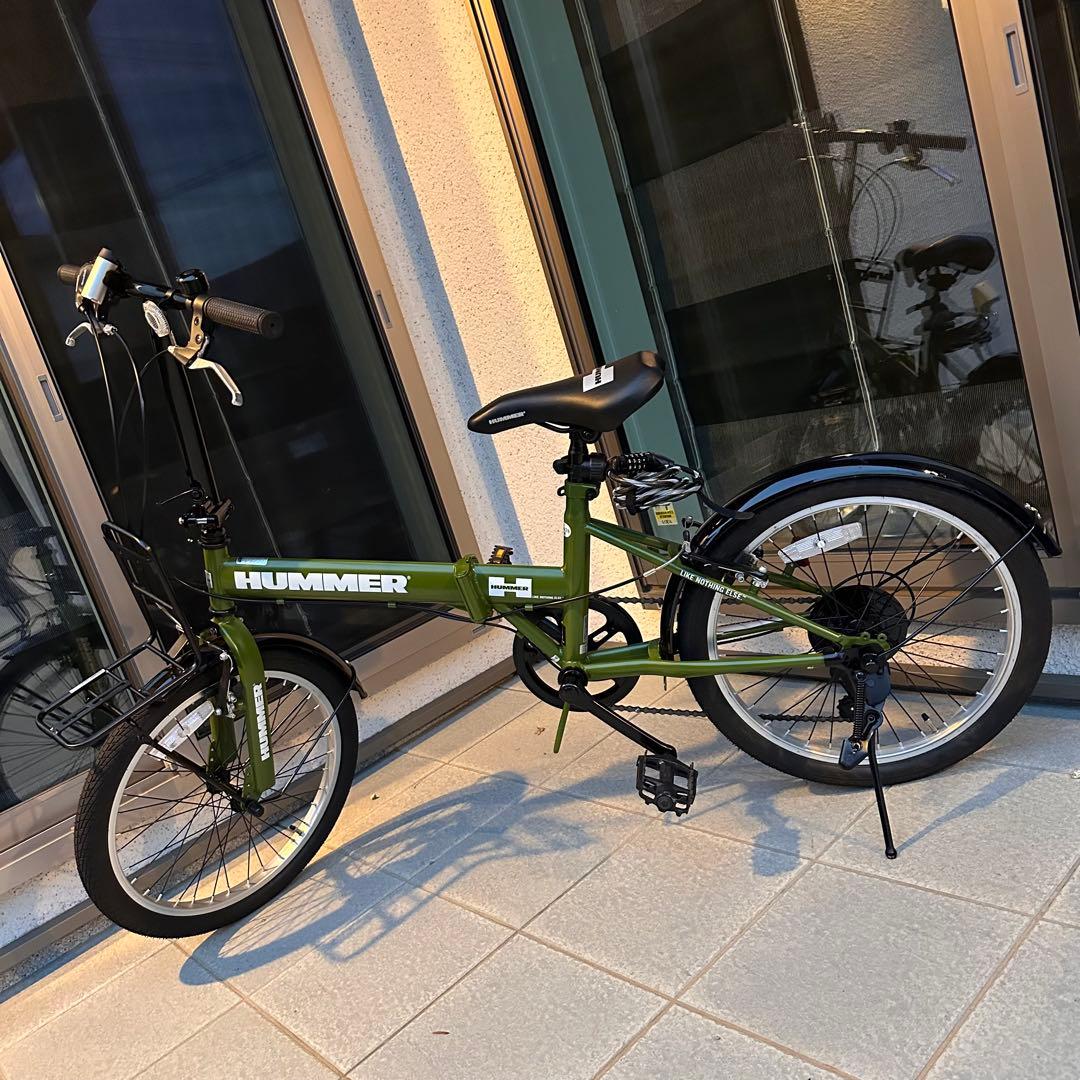 専用 HUMMER 折りたたみ自転車 福岡県【手渡し】