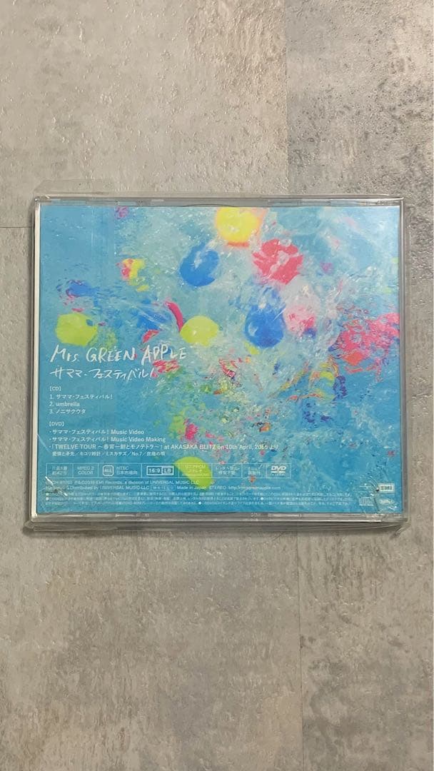 【即購入OK】Mrs. GREEN APPLE サママ・フェスティバル 初回盤
