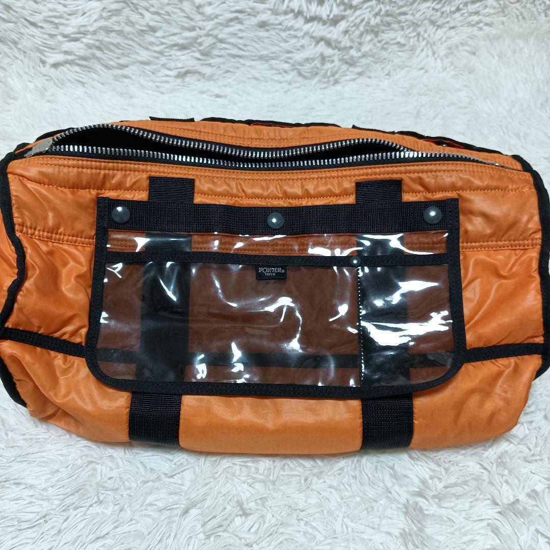 【未使用級】廃盤 ポーター タンカー 2way ボストンバッグ 黒 S