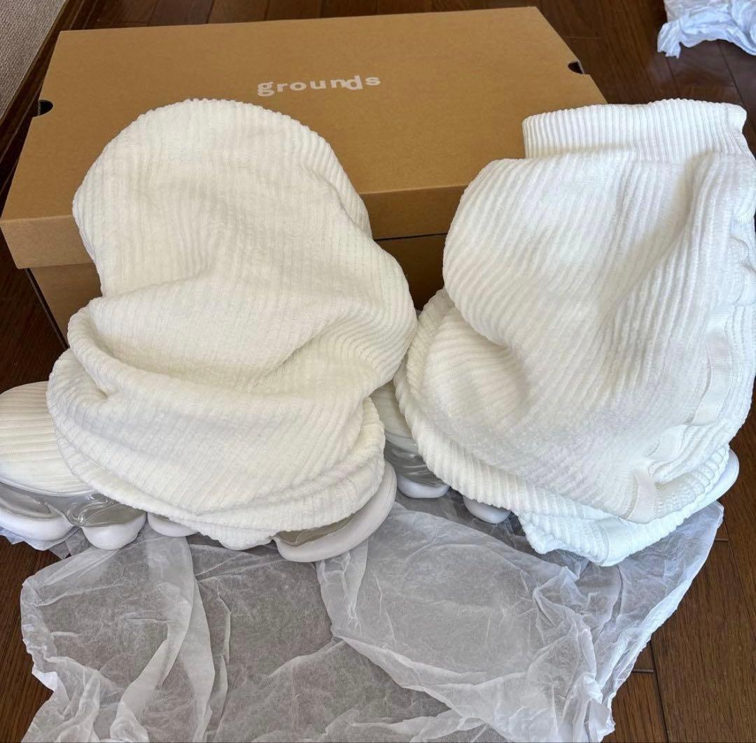 靴 grounds SKYSCRAPER LOOSE SOCKS KNIT 23cm