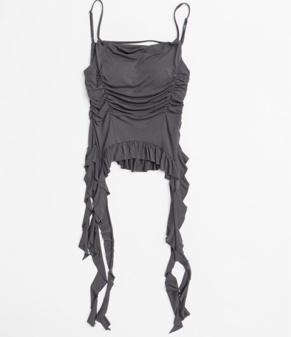 トップス Maison special Ruffle Shirring Camisole