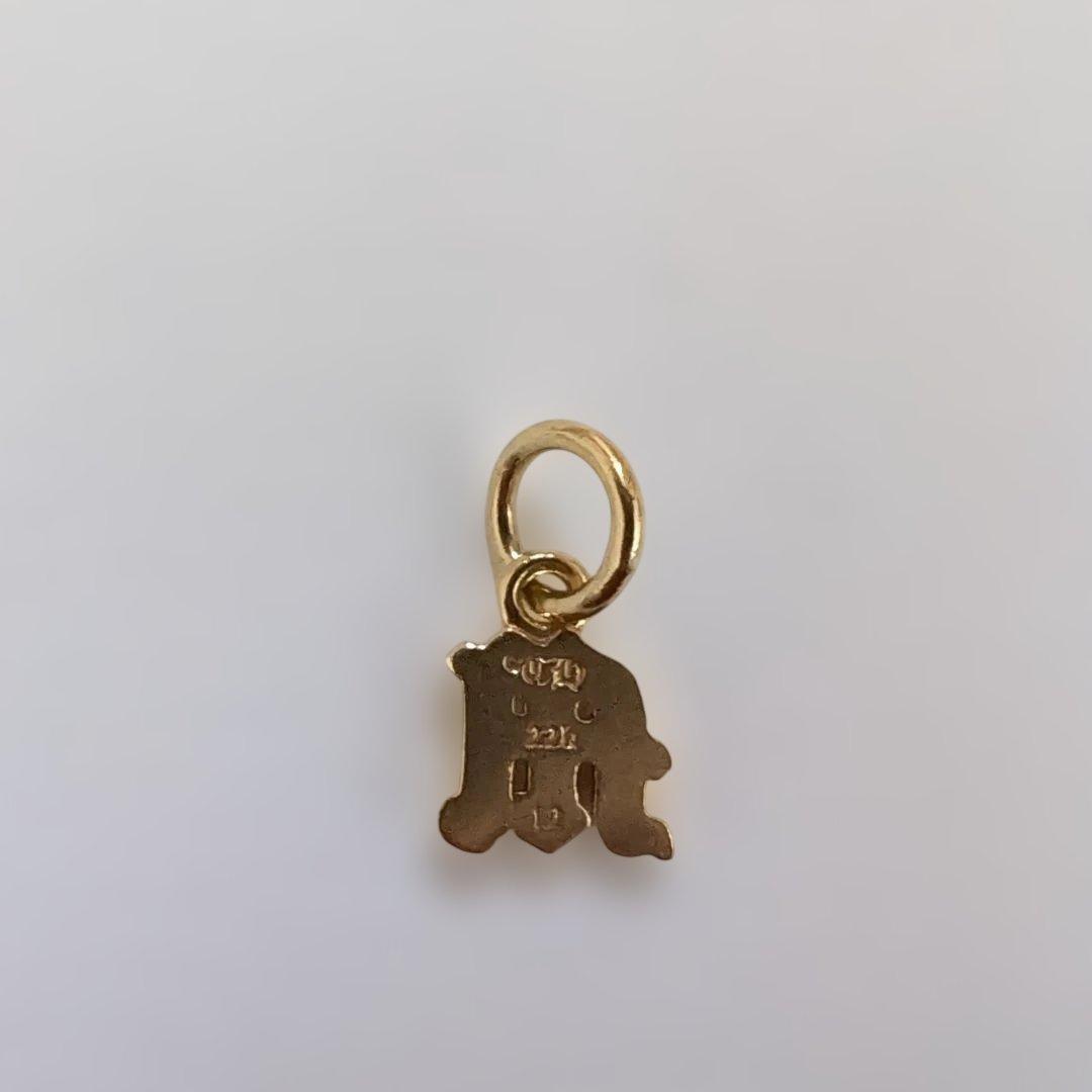 くろべCHROME HEARTS ALPHABET MINI M チャーム