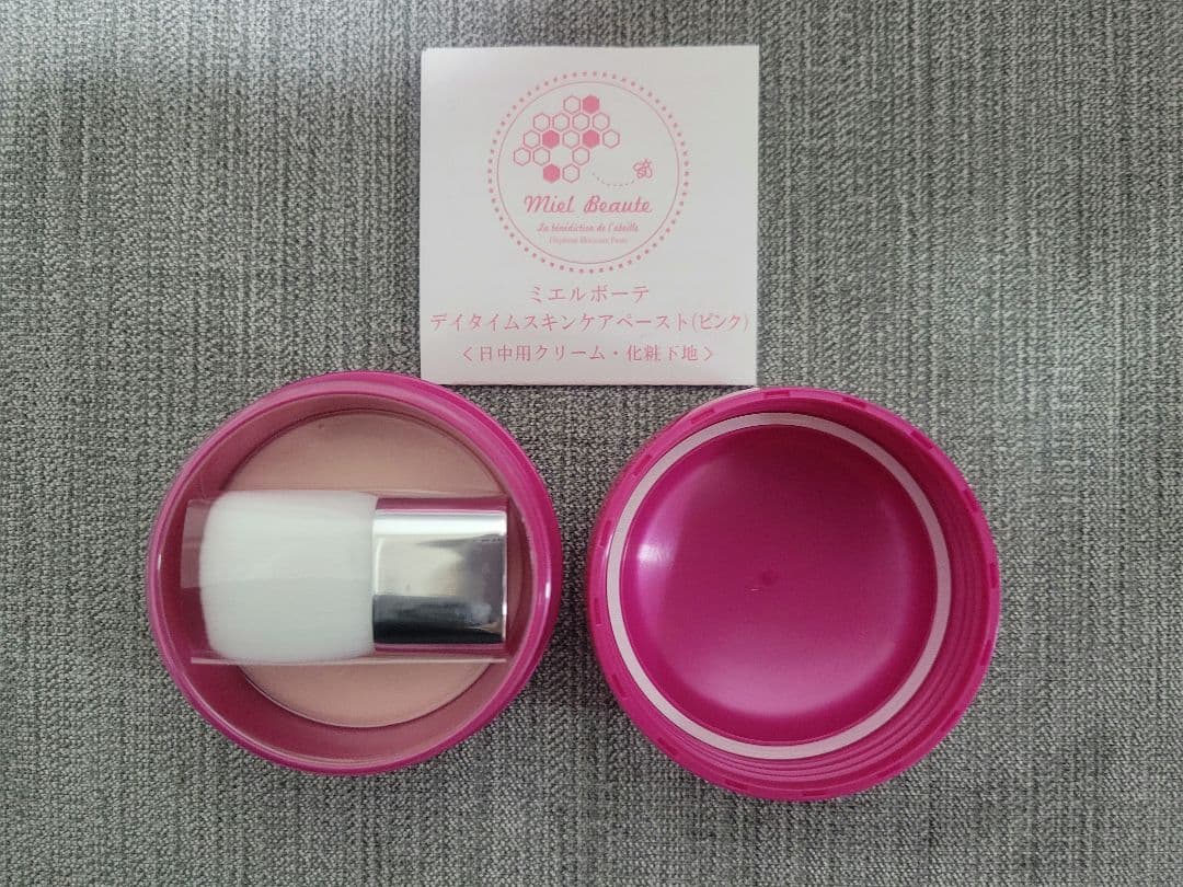 新品♪ミエルボーテ◆ デイタイムスキンケアペーストピンク日中用クリー25g×4個