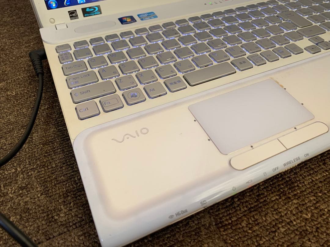 【ジャンク？】SONY VAIO ホワイト 15.6インチ
