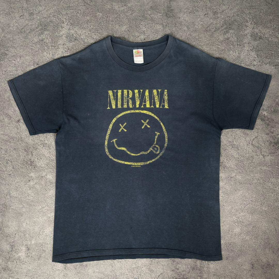 nirvana 00s @1992 ビンテージ スマイル Tシャツ ニルヴァーナ