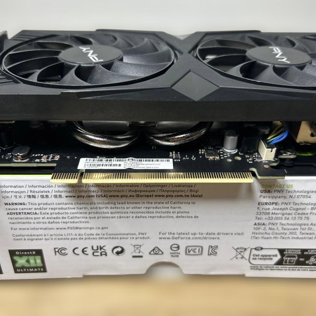 PNY GeForce RTX 4060 グラフィックボード