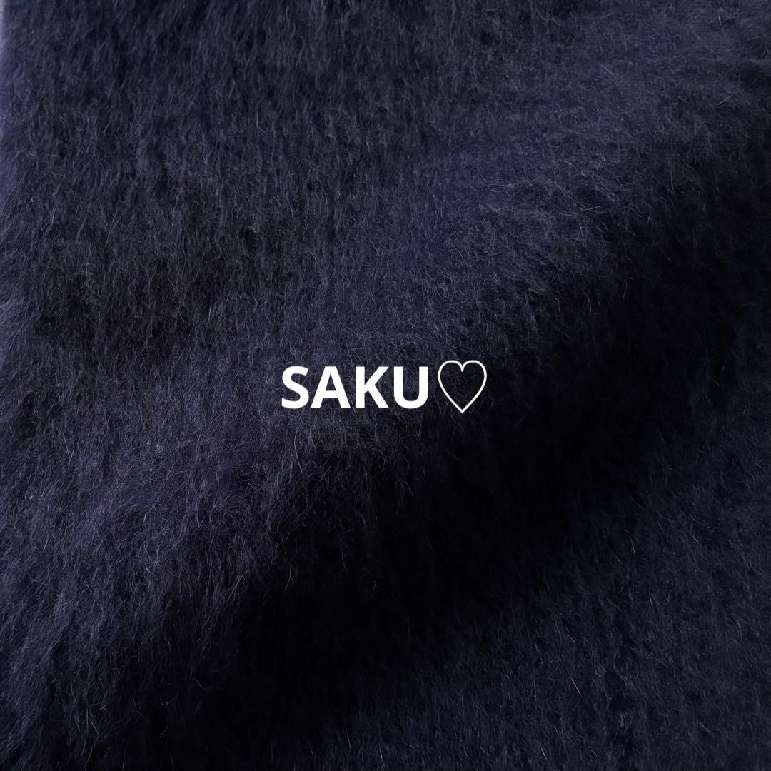 MMRR❣️美品❣️定価3.7万 ICB フォックスカシミヤ カーディガン S