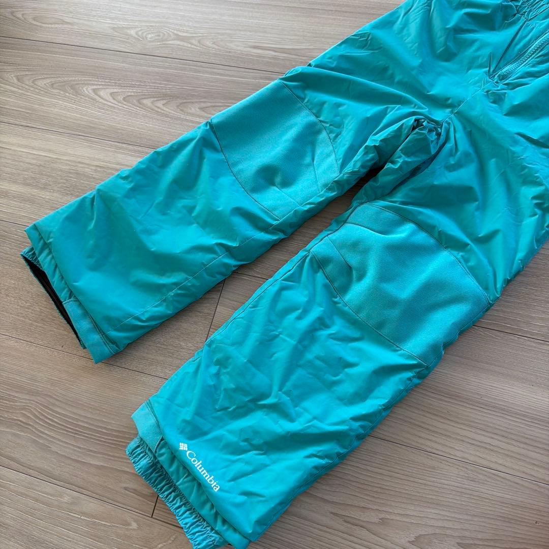 Columbia キッズスキーウェア ターコイズ/ピンク XS 120-130