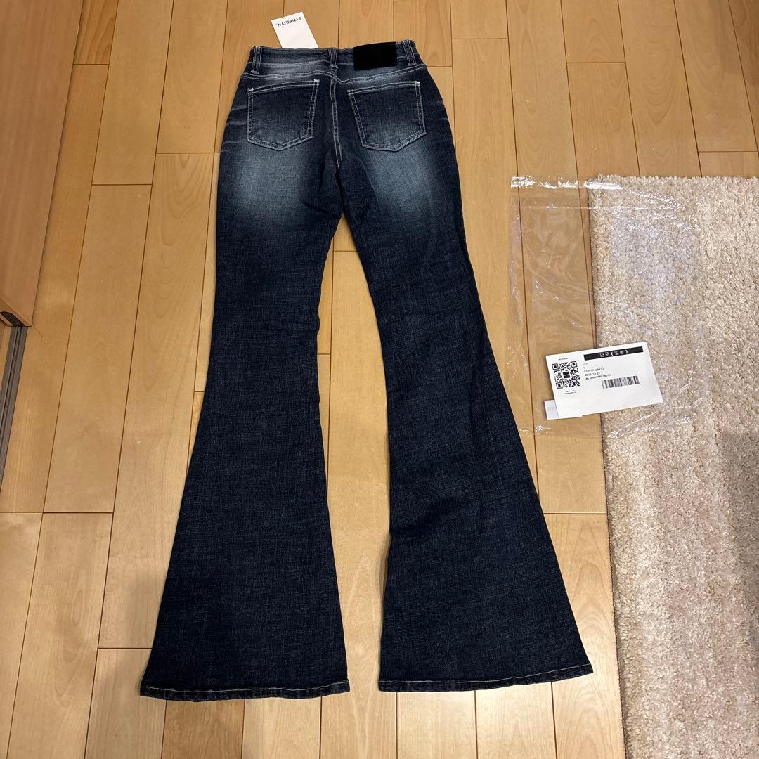SYNERJYN CAT WASHING DENIM PANTS ムシンサ