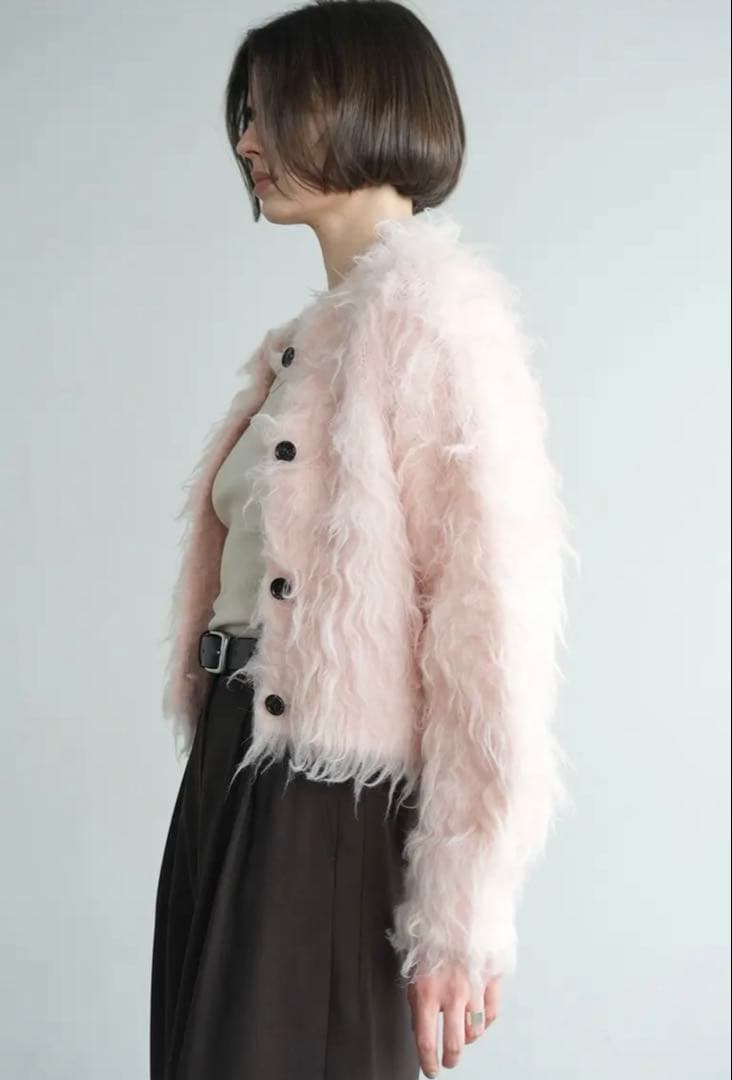 CLANE　SHAGGY SHORT KNIT CARDIGAN