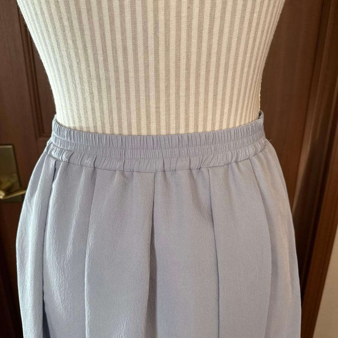 美品★emmi atelier★ボリュームティアードスカート ブルー