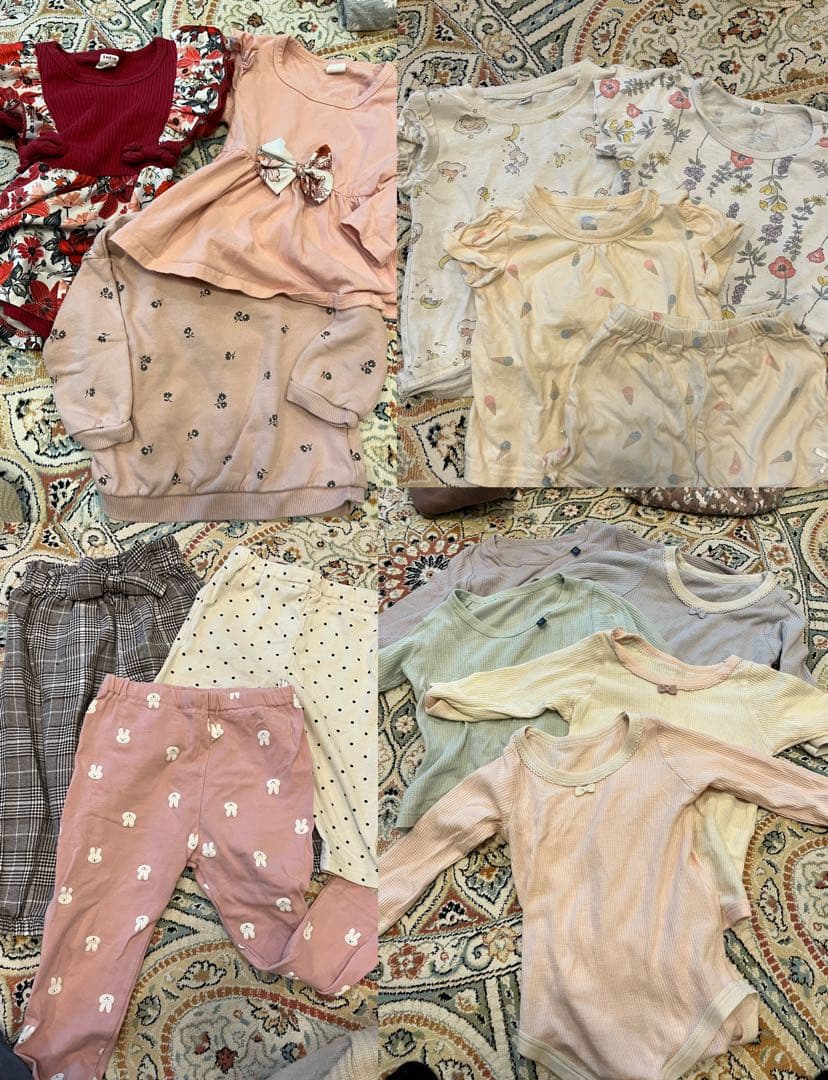 女の子ベビー服70〜90まとめ売り60点以上