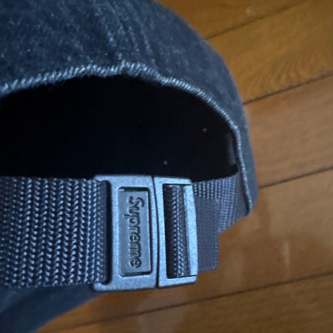 Supreme ブラックデニムキャップ