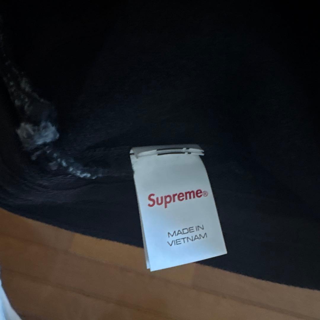 Supreme ブラックデニムキャップ