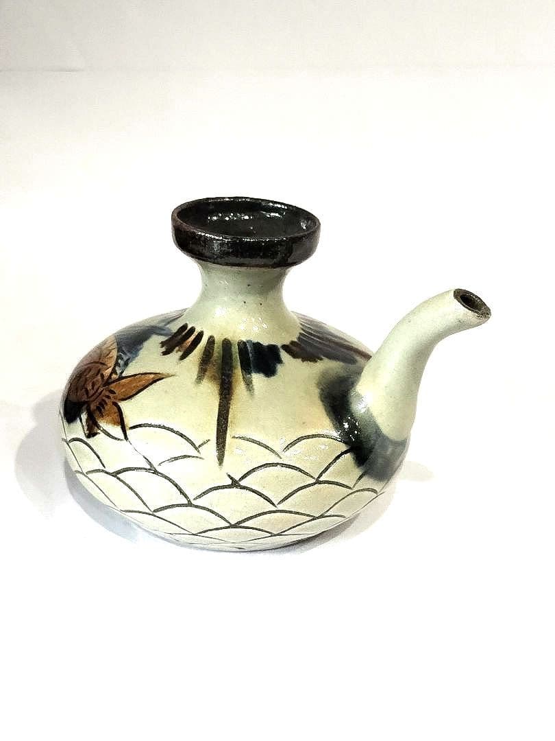 ❤【新品・未使用】琉球　沖縄　壺屋焼 　新垣栄一（陶栄） 酒器　お猪口2個