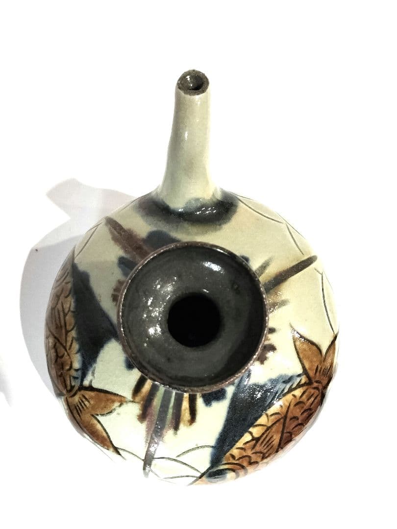 ❤【新品・未使用】琉球　沖縄　壺屋焼 　新垣栄一（陶栄） 酒器　お猪口2個