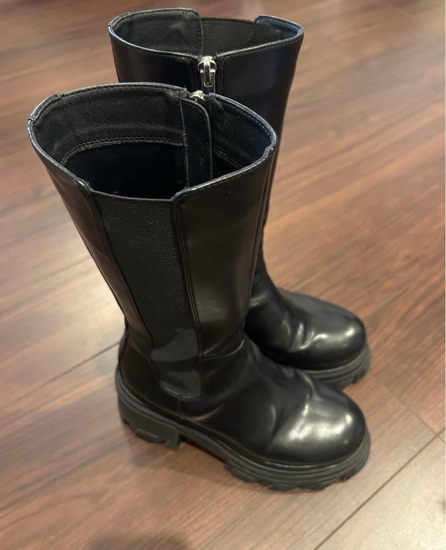 靴 STUDIOUS Side Goa Middle Boots size1